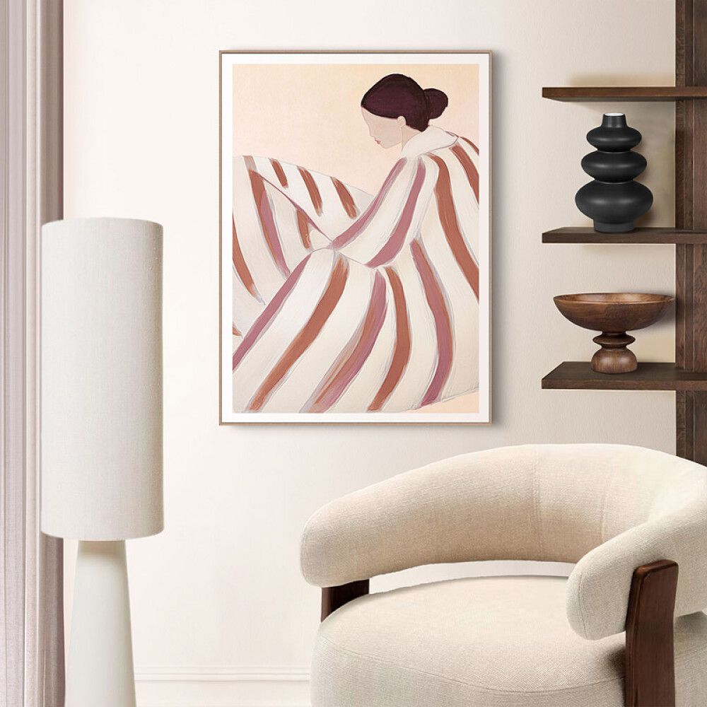 Sisustuspilt Reinders Striped Figure 50 x 70 cm