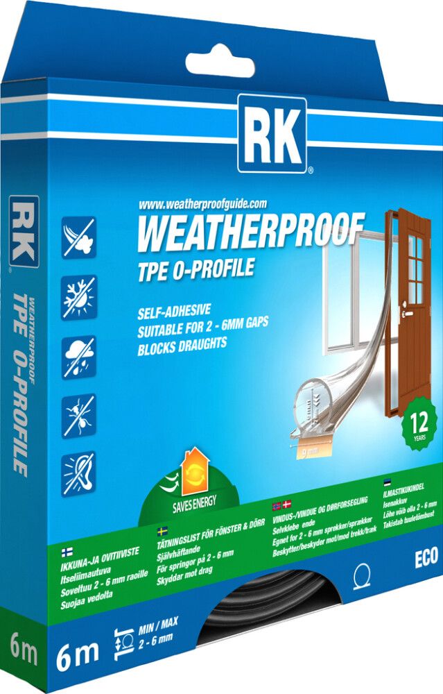 Ukse- ja aknatihend 6 m