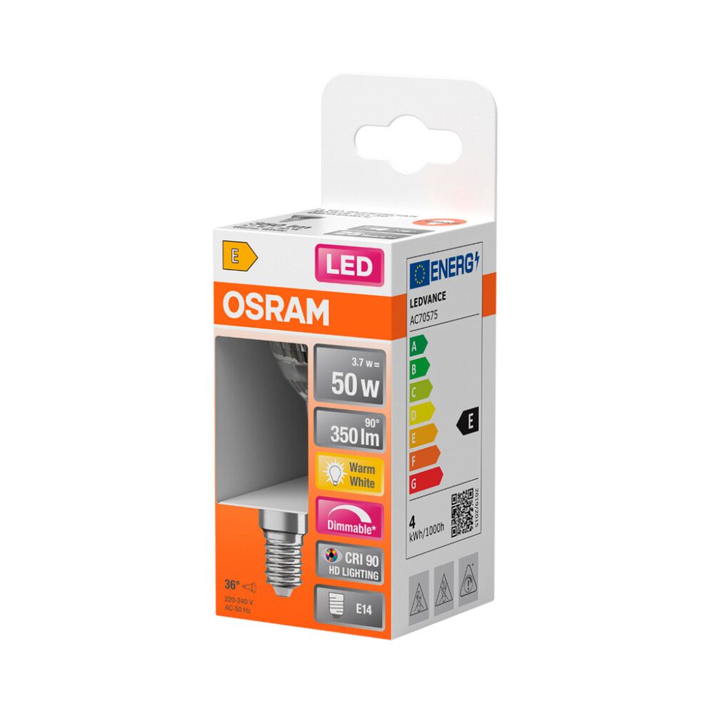 LED-lamp OSRAM Superstar PAR16 50 36D E14 3,7W 2700K