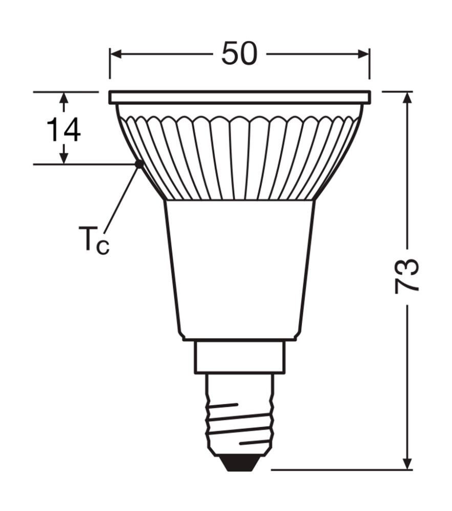 LED-lamp OSRAM Superstar PAR16 50 36D E14 3,7W 2700K