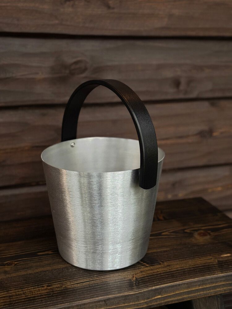 Saunaämber Saunia alumiinium/must 7 l