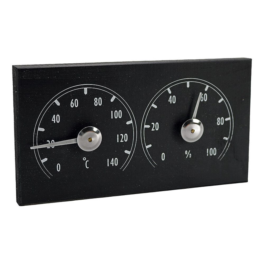 Topeltmõõdik Saunia 19 x 12 cm must