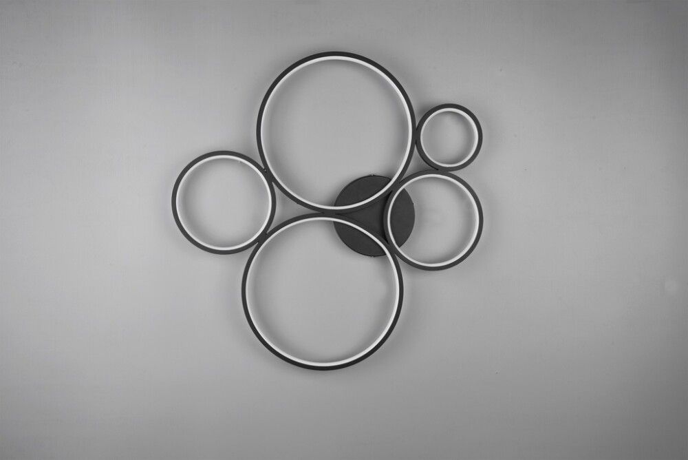 LED-laevalgusti Trio Rondo must