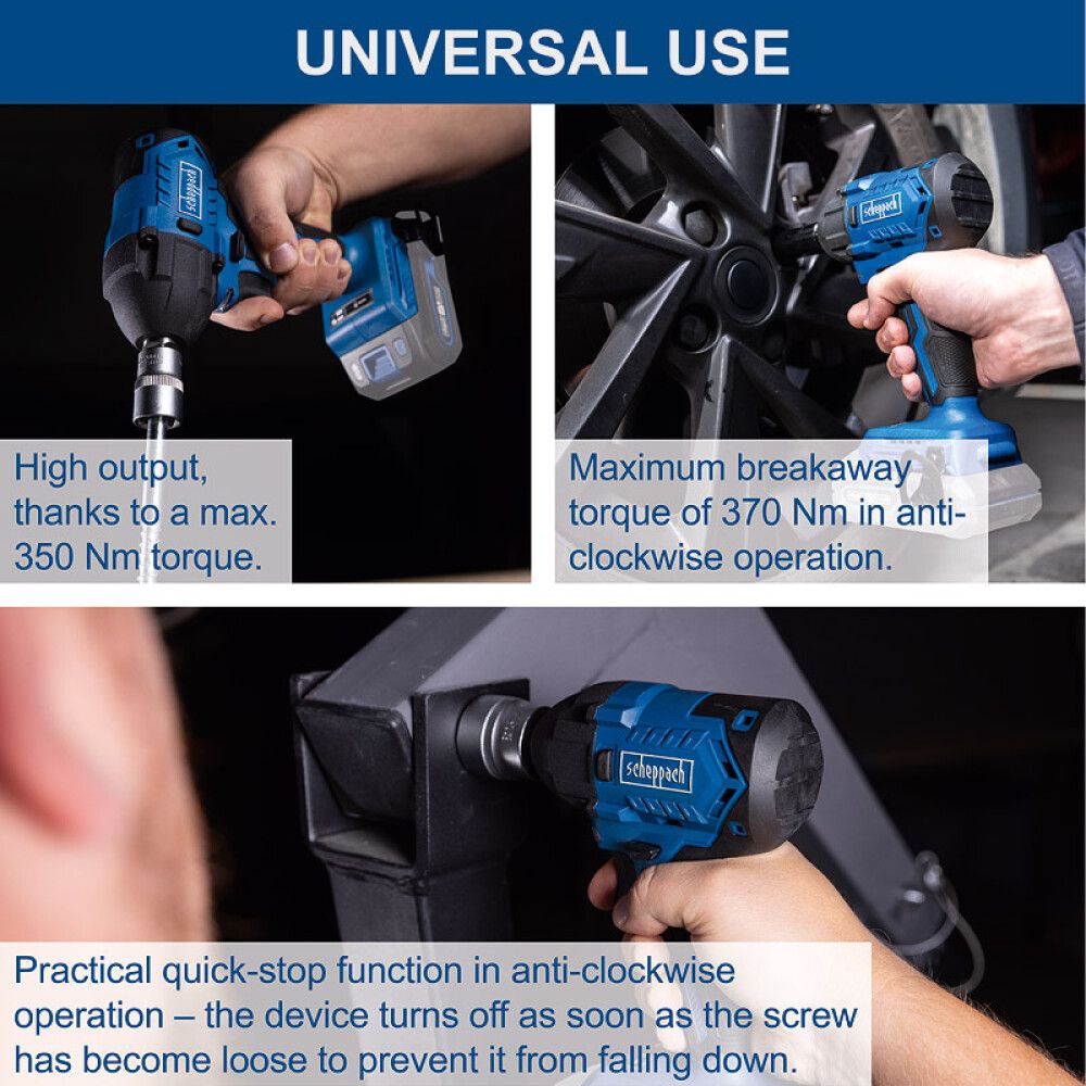 Akulöökmutrikeeraja Scheppach BC-IW350-X 20 V