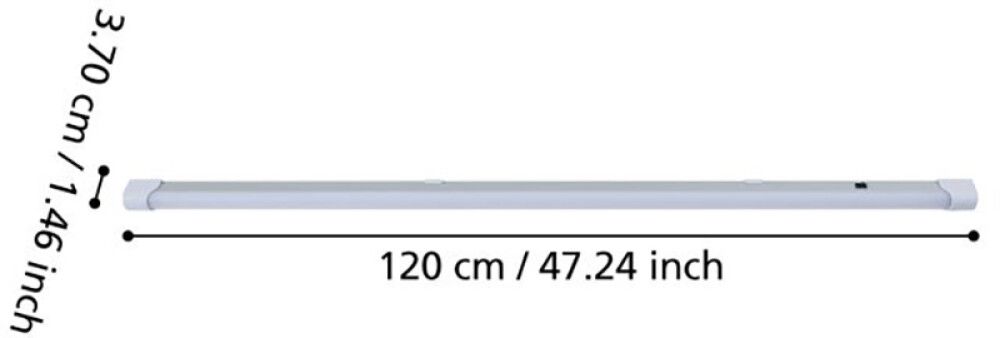 LED-üldvalgusti Mattanza 20 W 120 cm