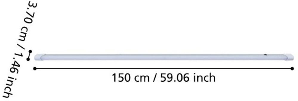 LED-üldvalgusti Mattanza 24 W 150 cm