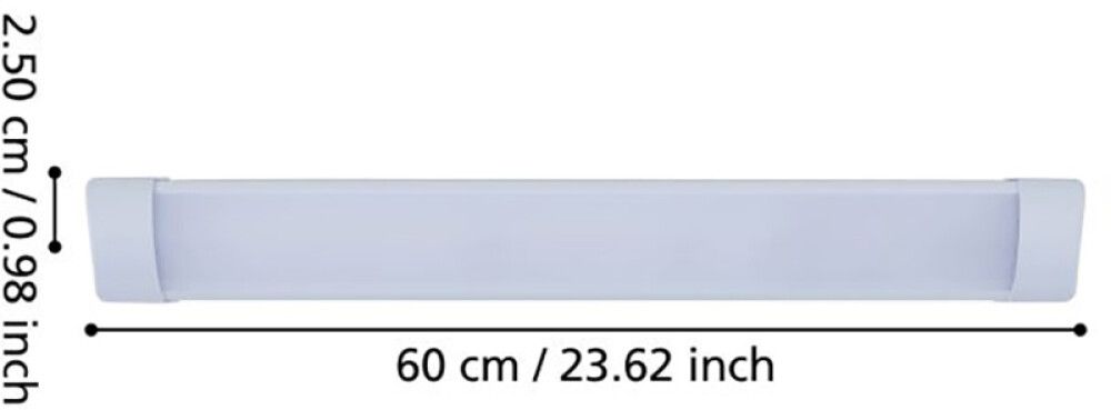 LED-üldvalgusti Sicciarotta 18W 60 cm