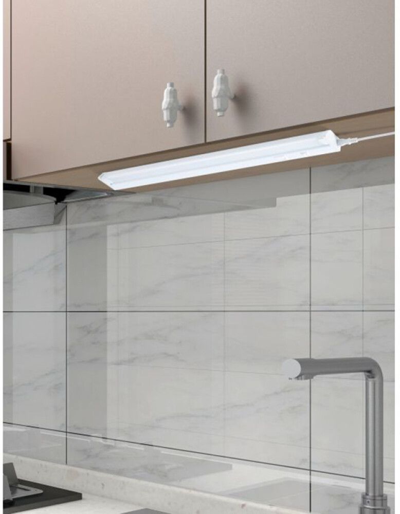 LED-üldvalgusti Russcallo S 8 W 57 cm valge