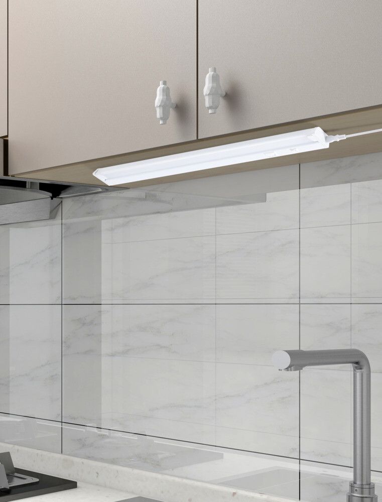 LED-üldvalgusti Russcallo S 8 W 57 cm valge