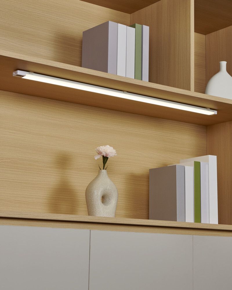 LED-üldvalgusti Selrino M 12 W 87 cm valge