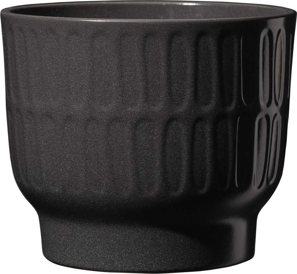 Ümbrispott Cusco 14 cm, Deep Blck