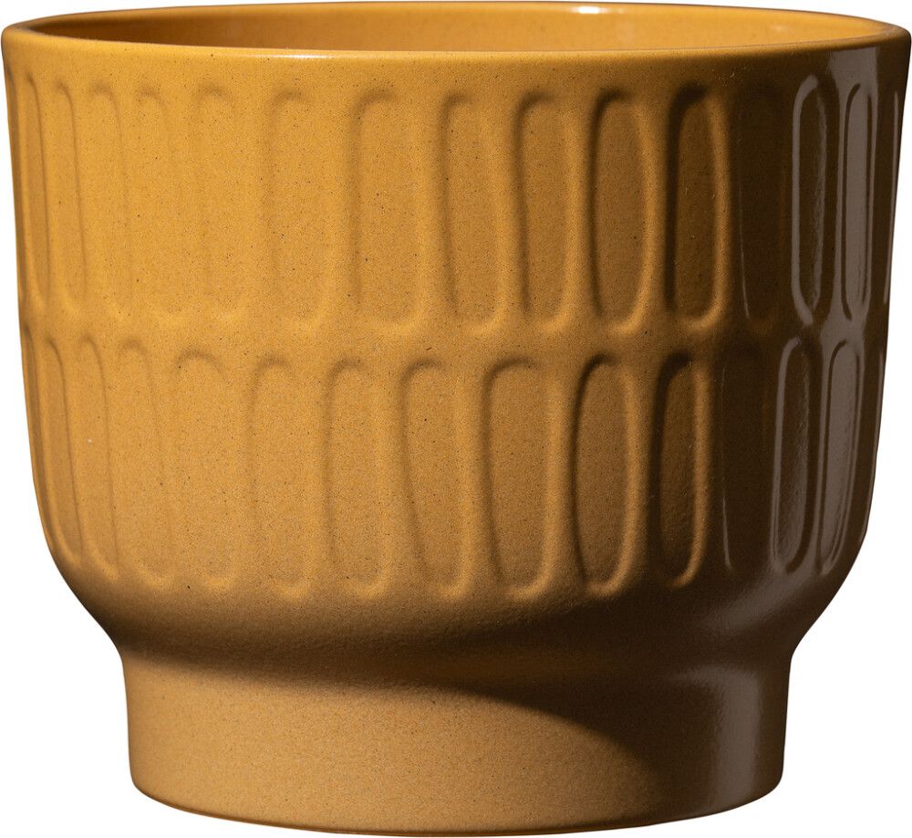 Ümbrispott Cusco 20 cm, kollakasoranz