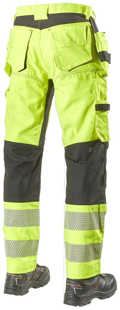 Püksid L.Brador 1075PB kollane/must 46