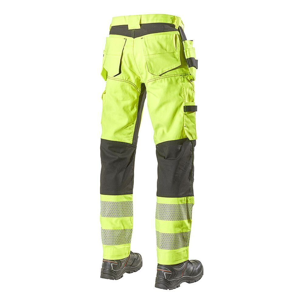 Püksid L.Brador 1075PB kollane/must 46