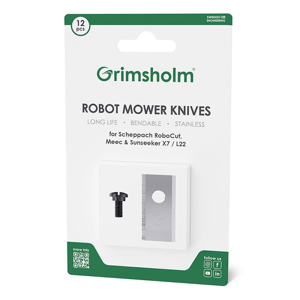 Varuterad Grimsholm Scheppach robotniidukile 12 tk                           