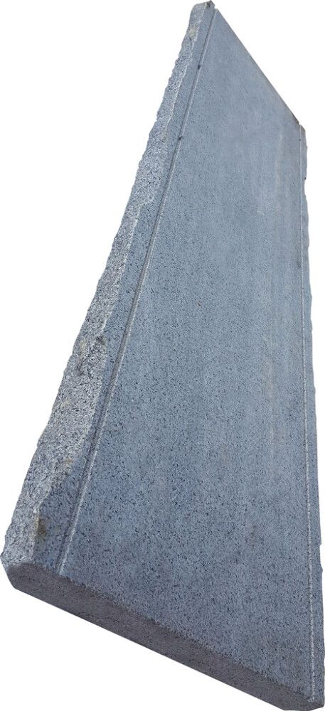 Müüri katteplaat graniidist 100 x 30 x 4-2,5 cm antratsiit
