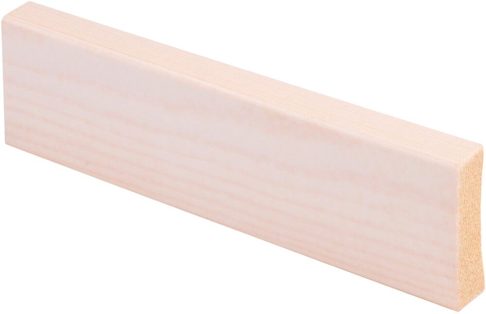 Katteliist 12 x 42 x 2200 mm mänd valge lakk