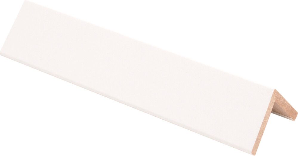 Voldikliist MDF valge 30 x 30 x 2750 mm