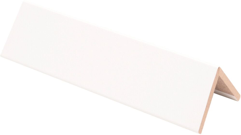 Voldikliist MDF valge 40 x 40 x 2750 mm
