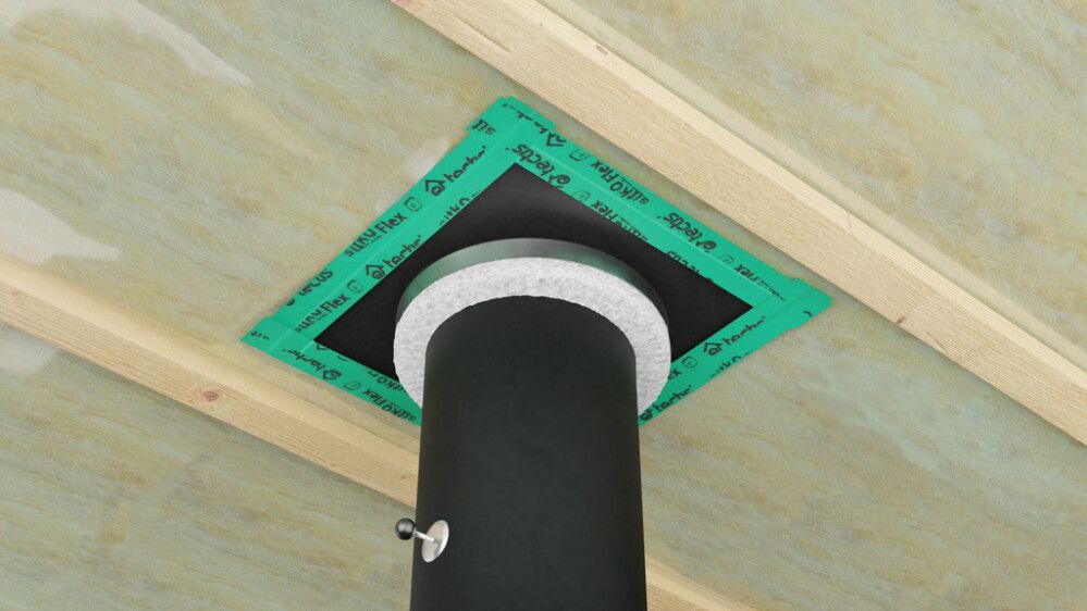 Läbiviigutihend Tectis Kaulux must 150 mm