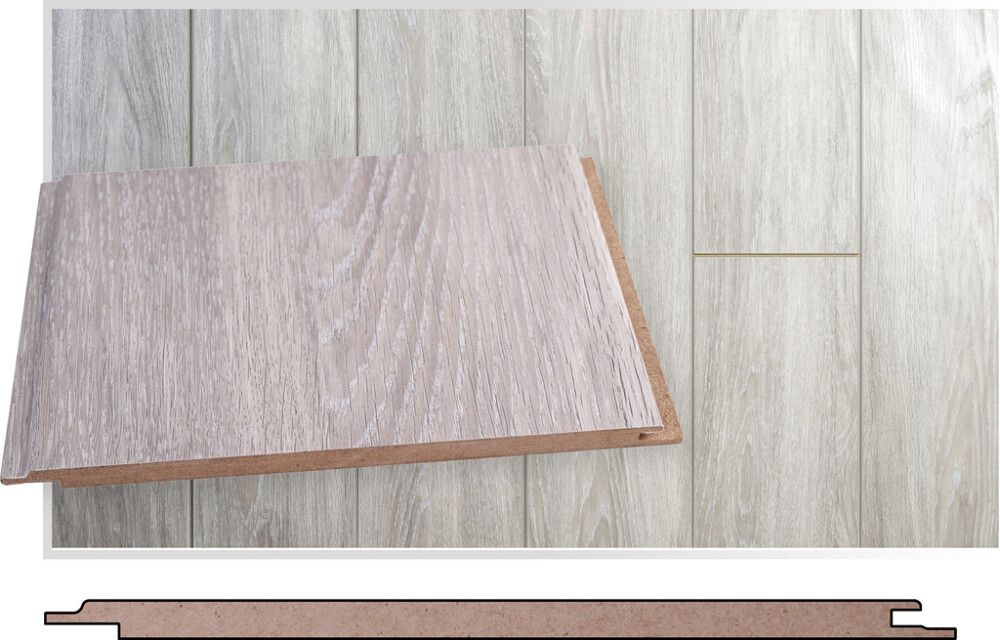 Laepaneel Maler MDF Valge Poolläikiv STP  8 x 185 x 2070 mm