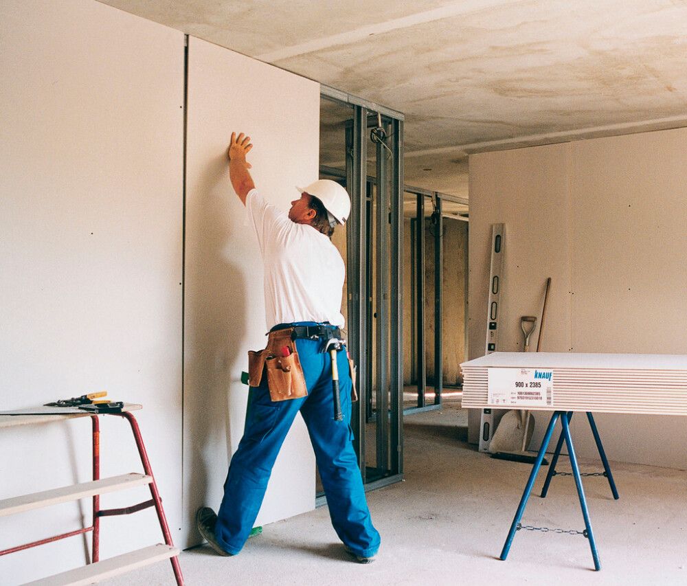 Standardkipsplaat Knauf GKB White 12,5 x 1200 x 2600 mm 