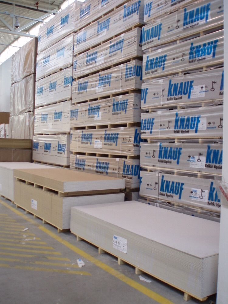 Standardkipsplaat Knauf GKB White 12,5 x 1200 x 2600 mm 