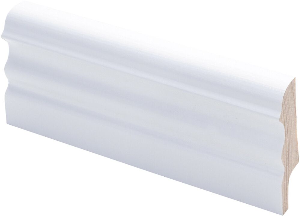 Põrandaliist mänd valge 15 x 56 x 2700 mm
