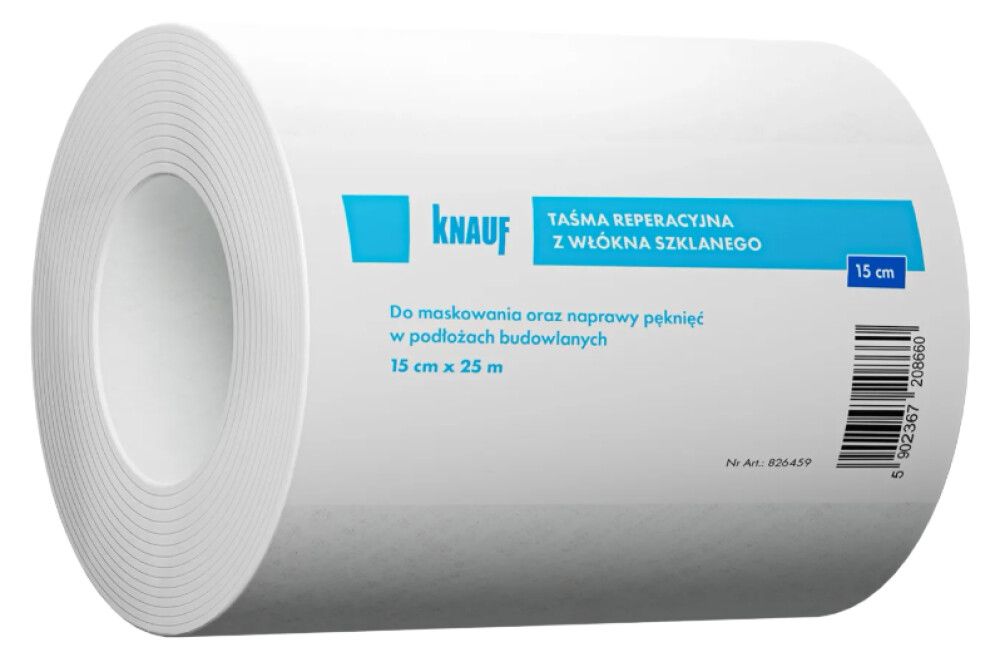 Klaaskiudlint Knauf 25 m x 150 mm