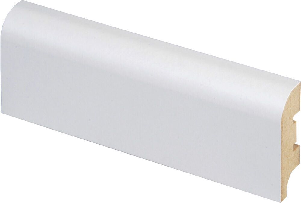 Põrandaliist MDF valge R10 16 x 42 x 2750 mm