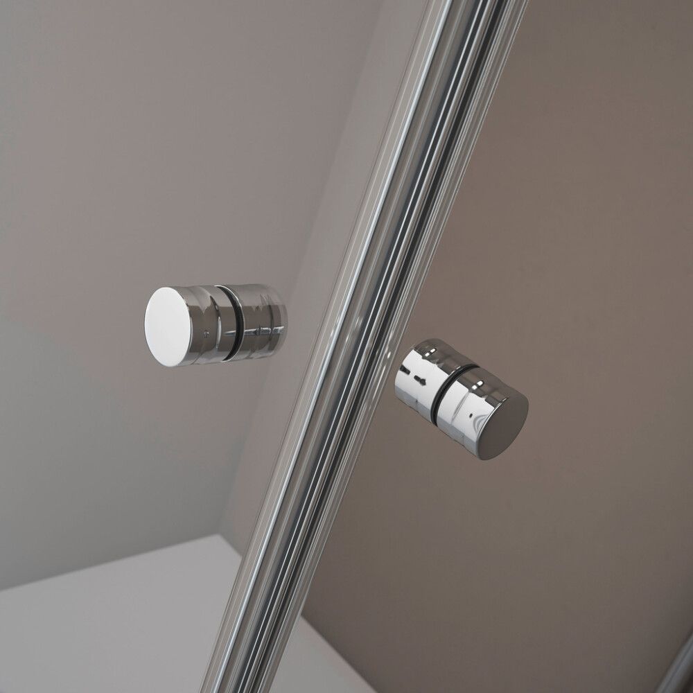 Dušinurk Corniche Light 80 x 80 cm kroomitud