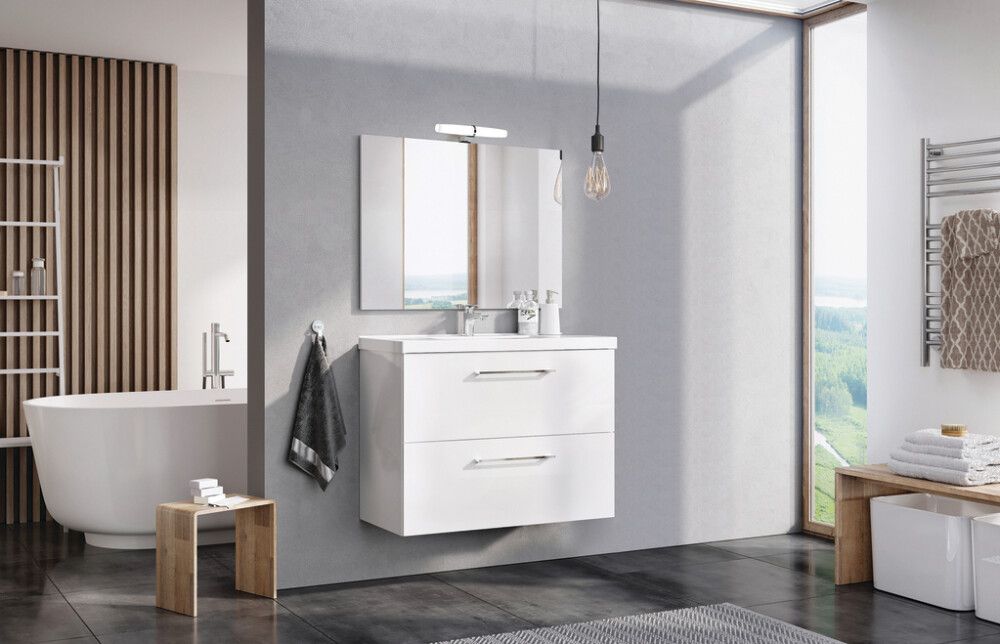 Mööblikomplekt Riva Compact valge 80 cm