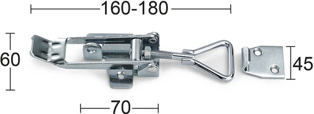 Kastisulgur Habo 107, 160-180 mm