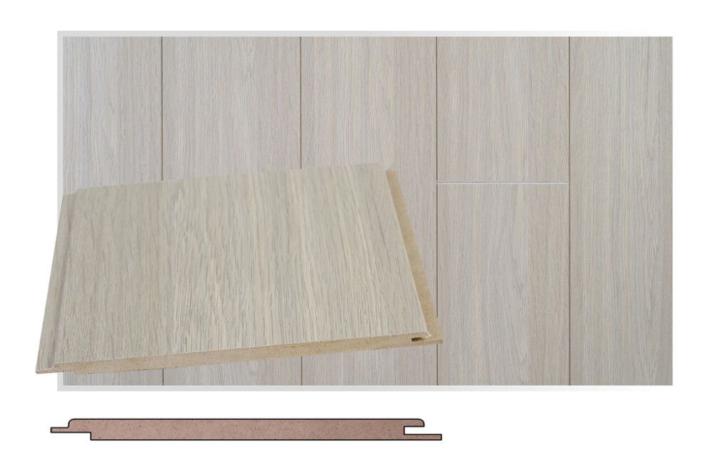 Laepaneel Maler MDF STP vanilla tamm, 6 x 160 x 1200 mm