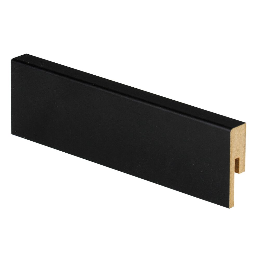 Põrandaliist Maler Louvre 19 x 42 x 2750 mm must