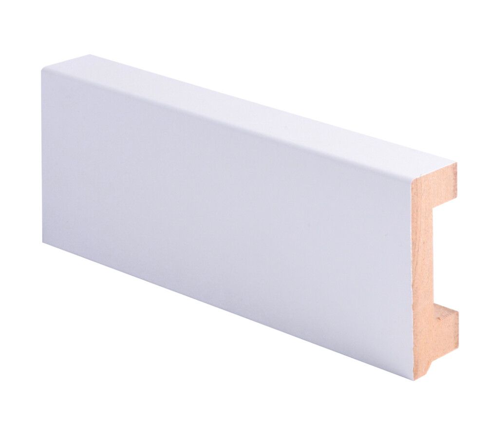Põrandaliist Maler Louvre 19 x 58 x 2750 mm valge