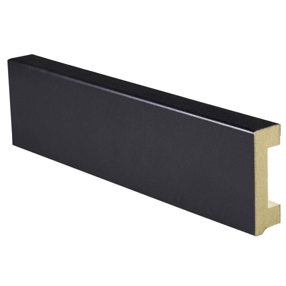 Põrandaliist Maler Louvre 19 x 58 x 2750 mm must