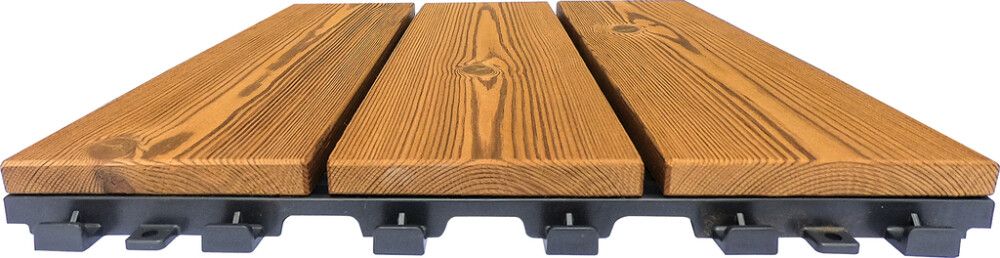 Klick plaat 30 x 30 cm, pruun