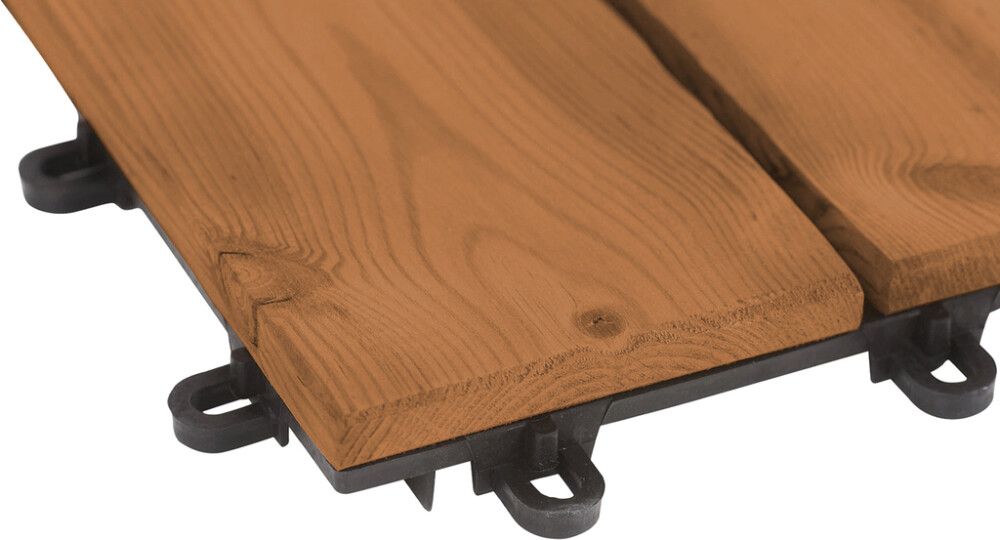 Klick plaat 30 x 30 cm, pruun