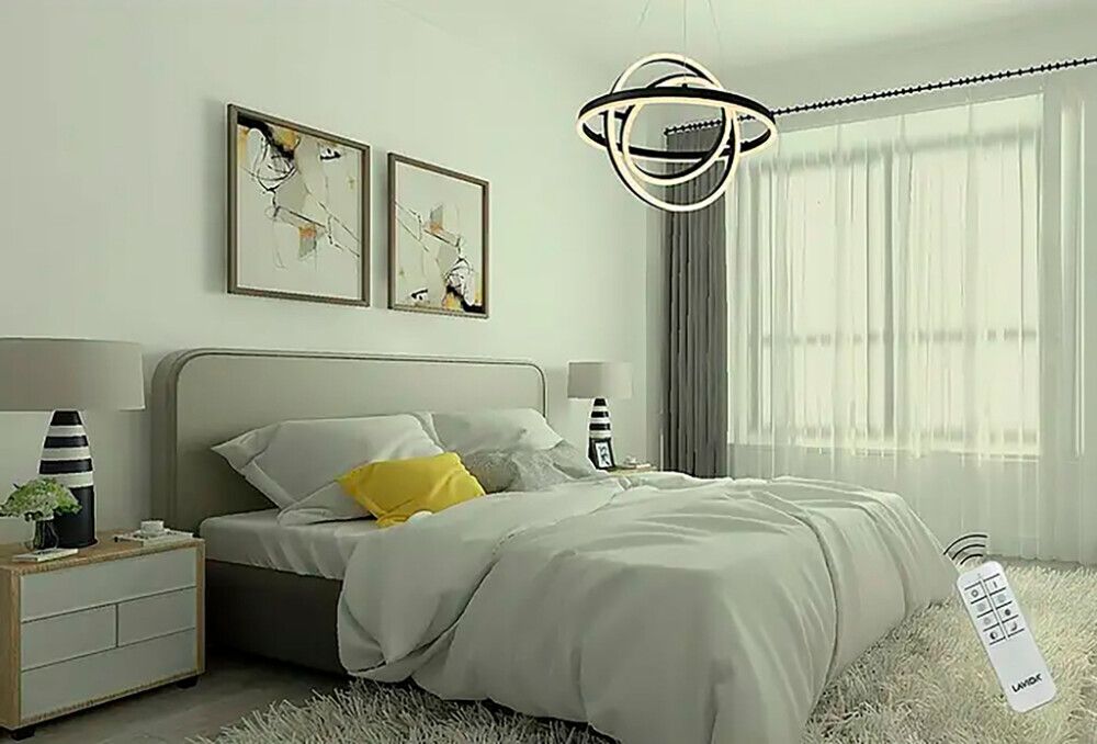 LED-rippvalgusti Lavida Ring