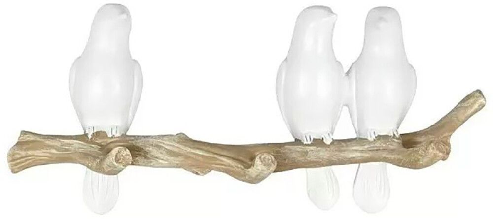 Nagi linnud valge 3 konksuga