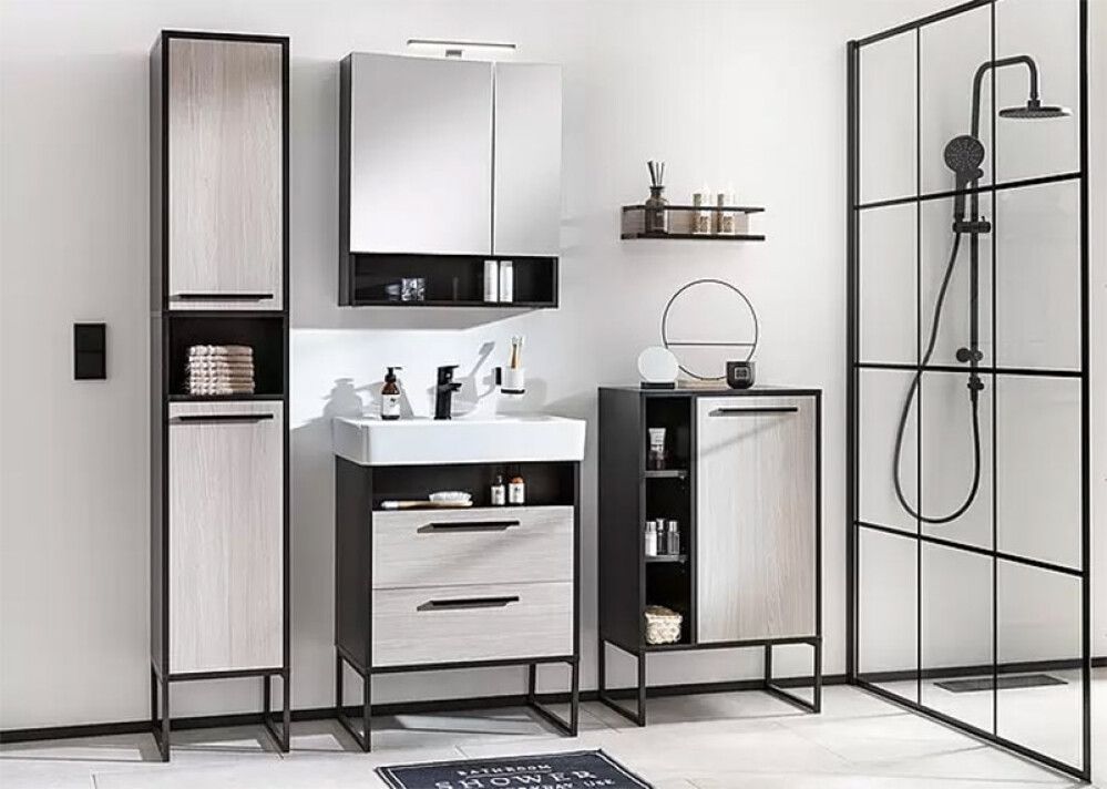 LED-peegelkapp Bauhaus Jannik