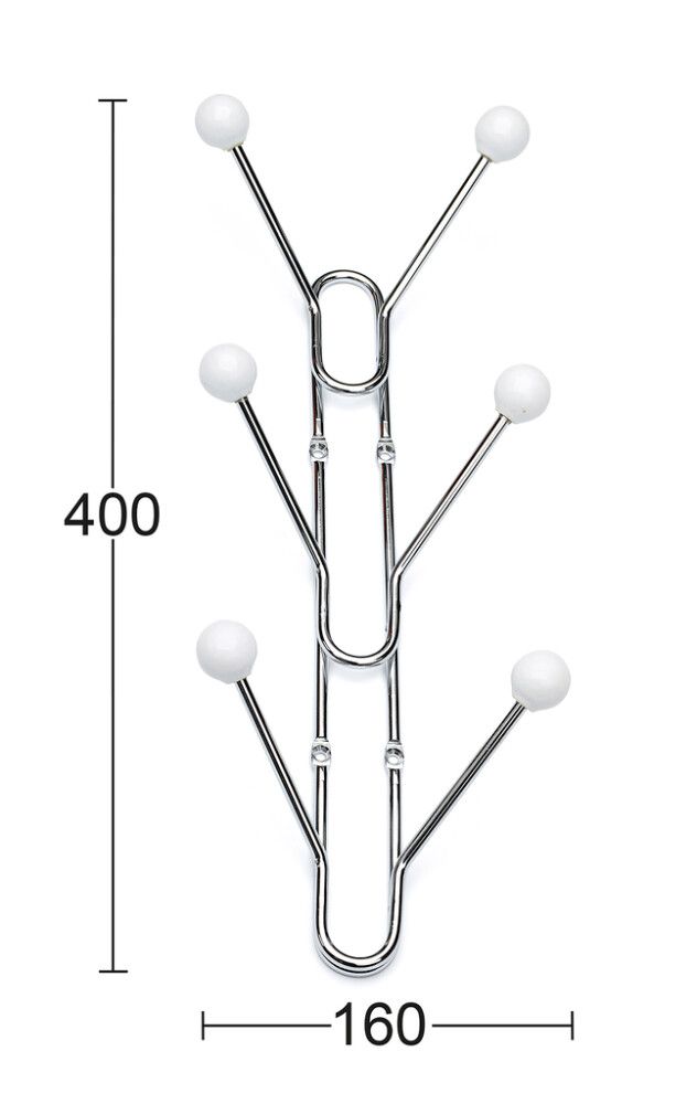 Riidenagi Habo Benny valge/kroom