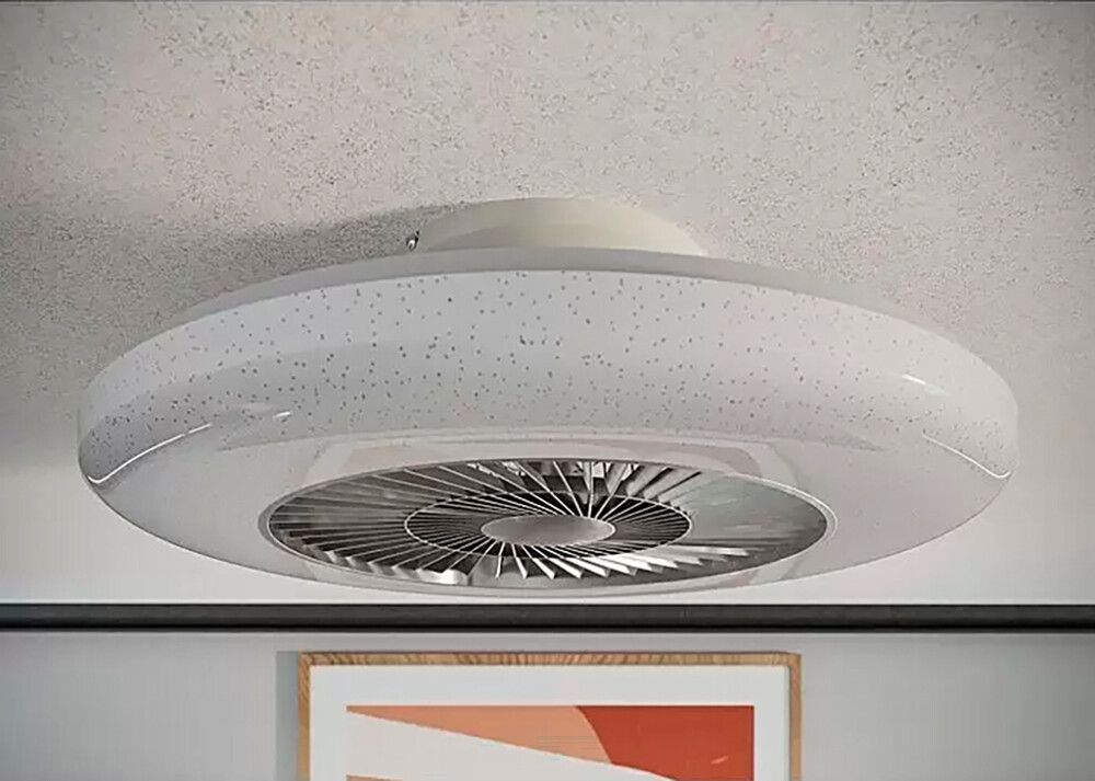 LED-plafoon ventilaatoriga Proklima Ø 59,5 cm