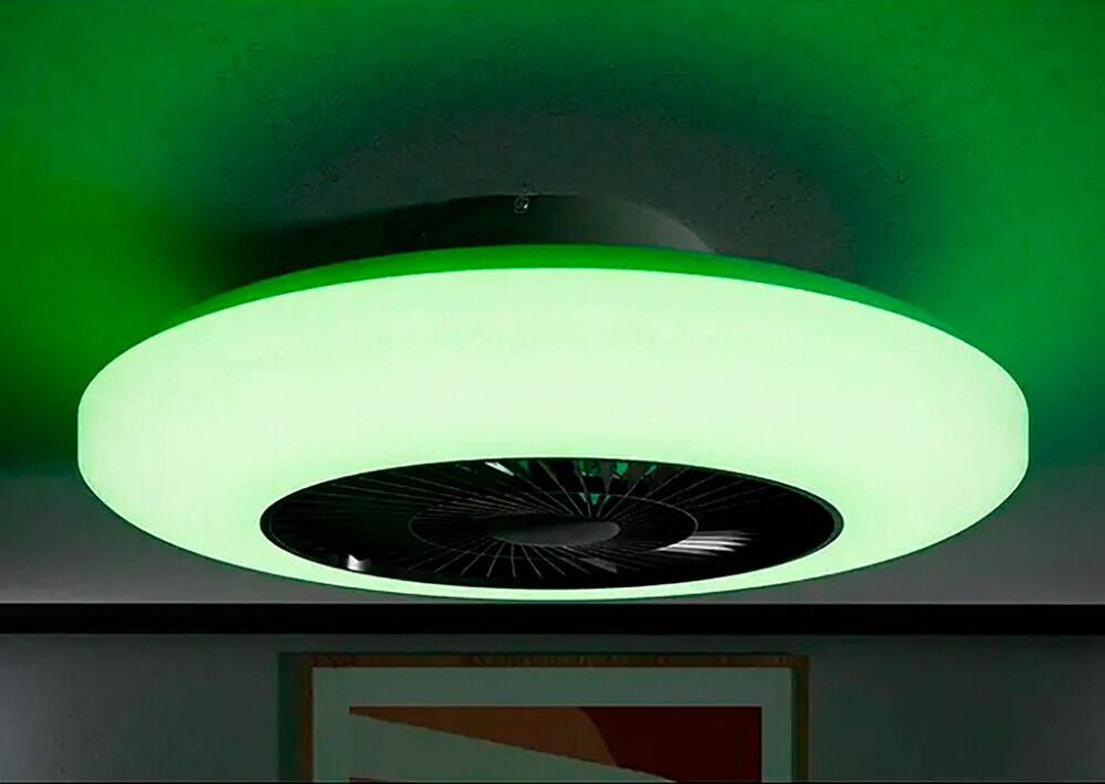 LED-plafoon ventilaatoriga Proklima Ø 59,5 cm