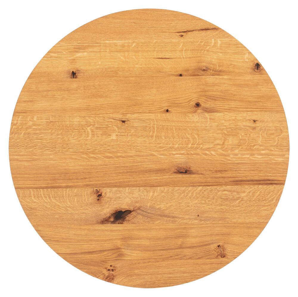 Ümar lauaplaat Pur Iteral Select tamm vintage C/C 800 mm