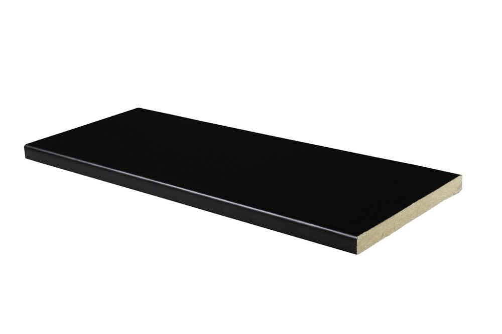 Lävepakk Maler MDF sile MR laminaat must 9 x 92/29 M8