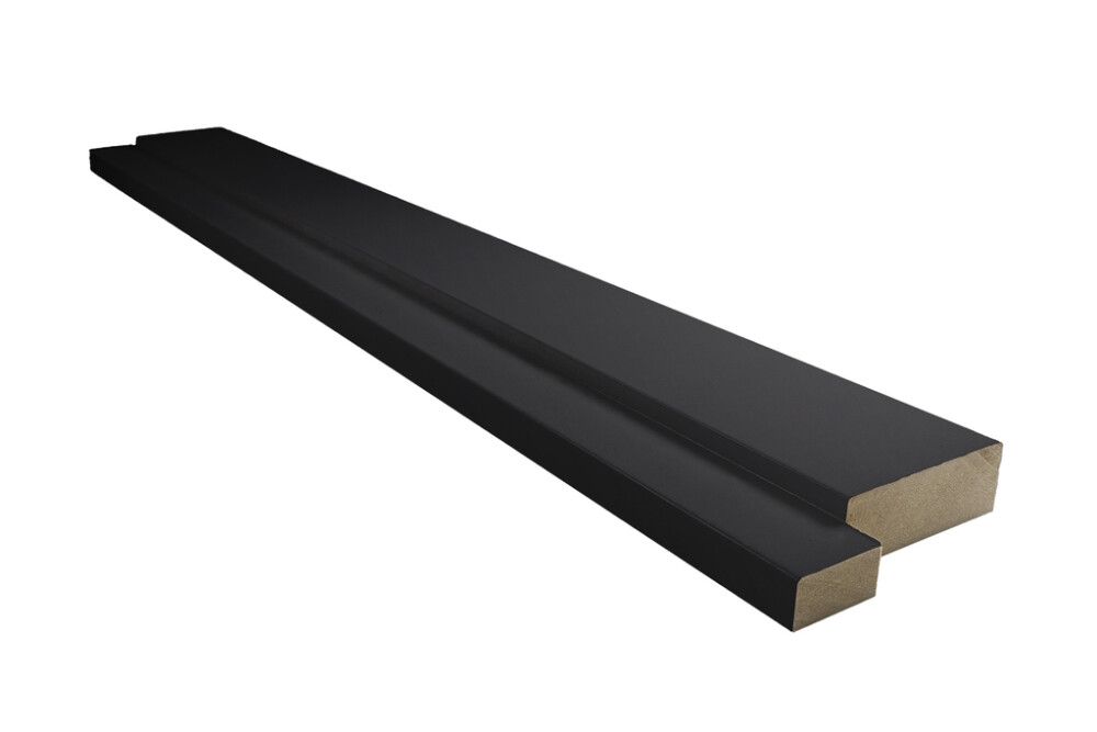 Lävepakk Maler MDF laminaat must 22 x 92/29 M10