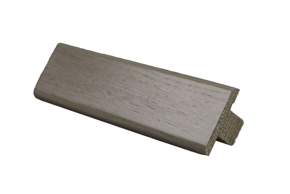 T-liist Maler SJ valge lakitud tammevineer 21 x 40 x 1000/16 mm