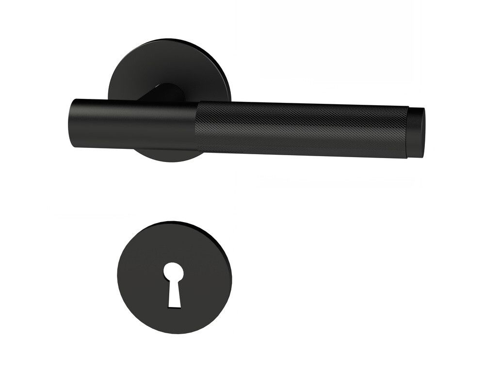 Ukselink Habo Paris must võtmekilbiga